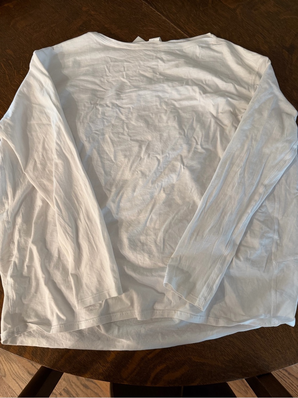 lululemon athletica Back in Action Long Sleeve Tee, size 4, WHITE